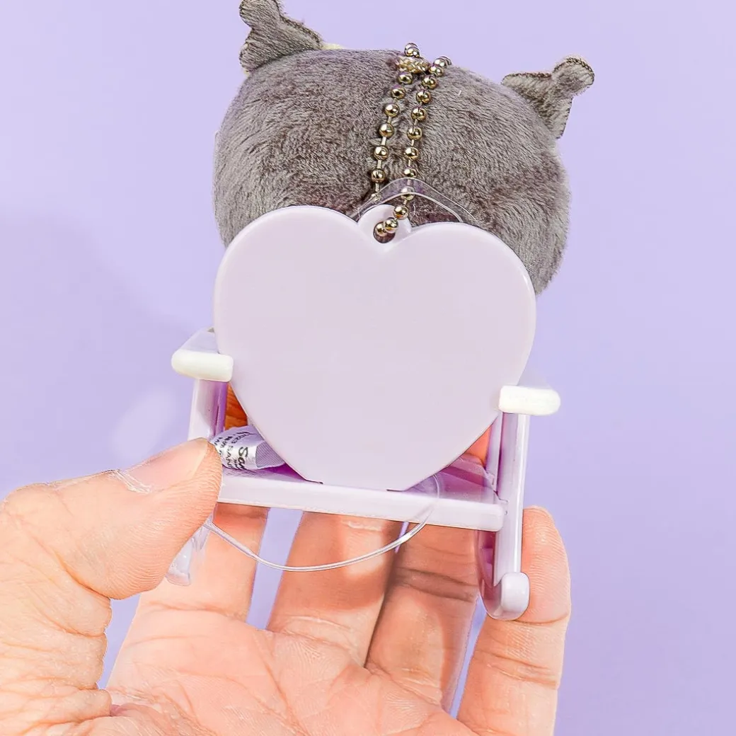 Kuromi Baby Plushie Charm With Rocking Chair