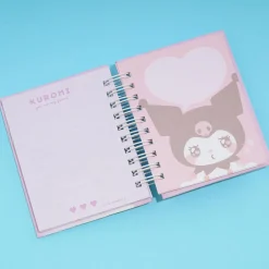 Kuromi Baku Die-Cut Mini Spiral Notebook