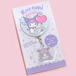 Kuromi Balloon Badge With Charm