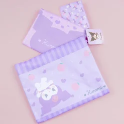 Kuromi Balloon Heart Flat Pouch Set - 3 pcs