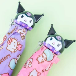 Kuromi Big Head Portable Foldable Umbrella