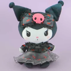 Kuromi Black Cherry Dress Plushie - Mini