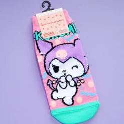Kuromi Blowing Kisses Ankle Socks