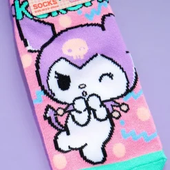Kuromi Blowing Kisses Ankle Socks