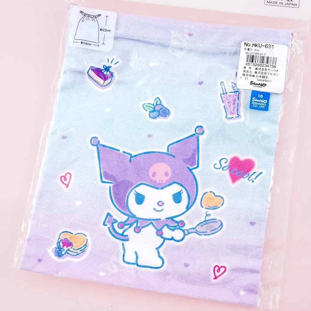 Kuromi Blueberry Sweets Time Drawstring Bag