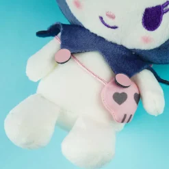 Kuromi Blushing Nostalgic Sitting Plushie - Medium