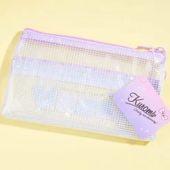 Kuromi Bows Double Zipper Pouch