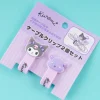 Kuromi Cable Organizer Clip Set - 2 pcs