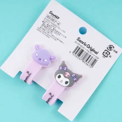 Kuromi Cable Organizer Clip Set - 2 pcs