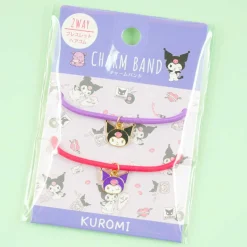 Kuromi Charm Hair Tie Set