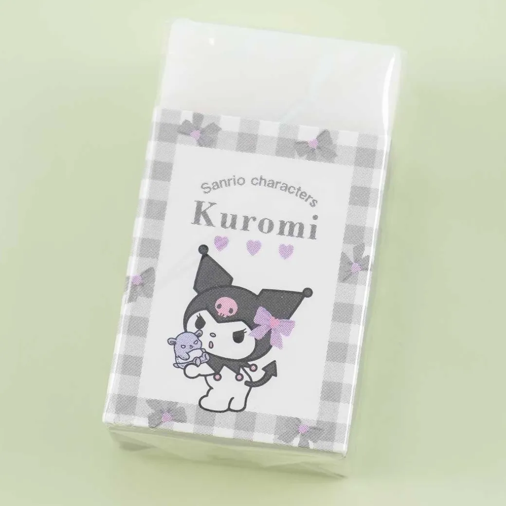 Kuromi Checkered Ribbons Eraser
