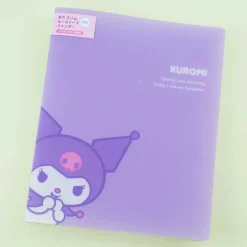 Kuromi Cheeky B5 Loose-Leaf Binder Folder