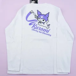 Kuromi Cheeky Long Sleeve Shirt - Large