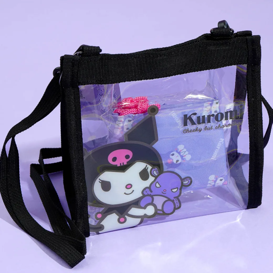 Kuromi Cheeky Shoulder Bag With Pouch
