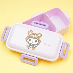 Kuromi Cheetah Rock Rectangular Bento