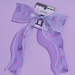 Kuromi Cherry Sheer Ribbon Hair Tie