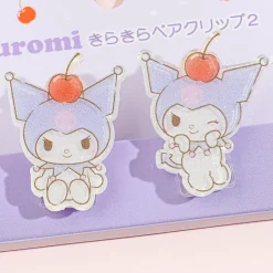 Kuromi Cherry Twin Pair Clip Set - 2 pcs