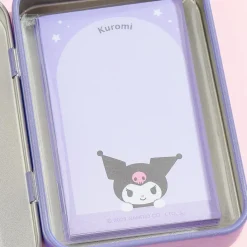 Kuromi Cloudy Memo Pad With Tin Case
