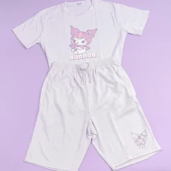 Kuromi Coarse Knit Loungewear Set