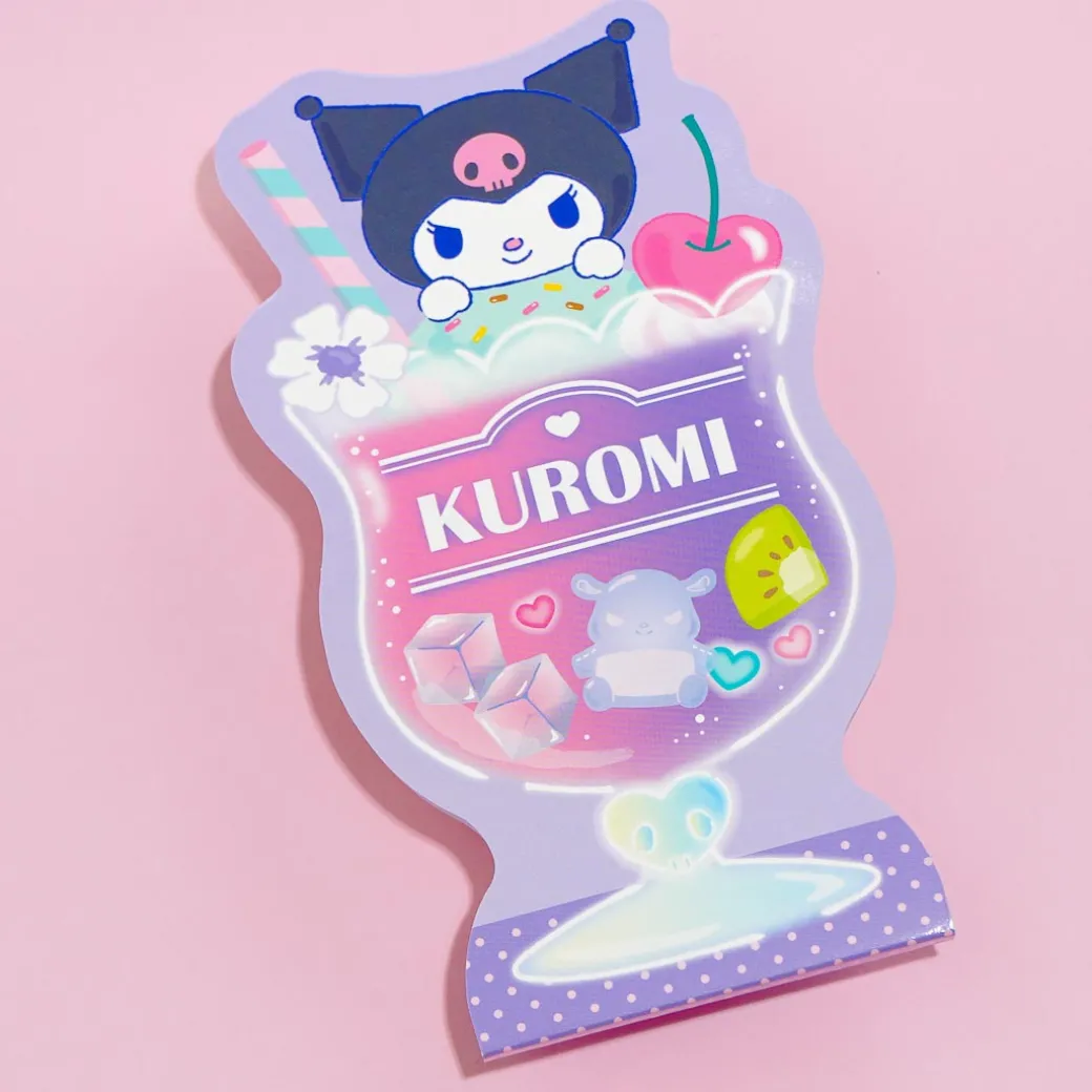 Kuromi Cream Soda Die-Cut Memo Pad