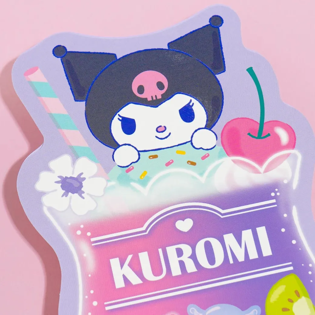 Kuromi Cream Soda Die-Cut Memo Pad