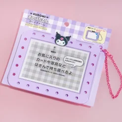 Kuromi Custom Photocard Holder Charm