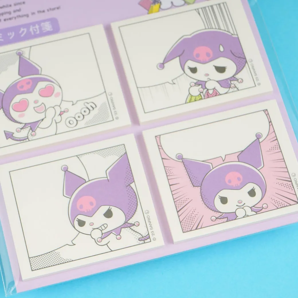 Kuromi Cute Comic Sticky Note Set