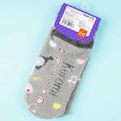 Kuromi Cute Face Fluffy Room Socks