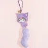 Kuromi Daisuki Neko Neko Long Tail Acrylic Charm
