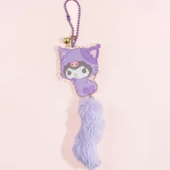 Kuromi Daisuki Neko Neko Long Tail Acrylic Charm
