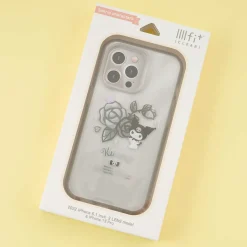 Kuromi Dark Roses IIIIfit Clear Phone Case for iPhone 14 Pro / 13 Pro