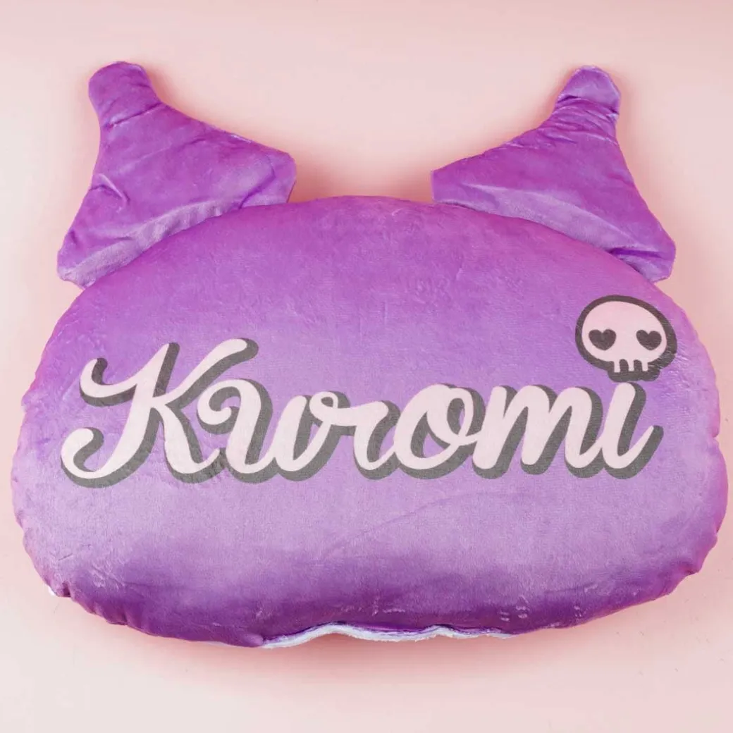 Kuromi Die Cut Face Cushion