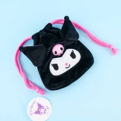 Kuromi Die-cut Drawstring Pouch