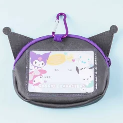 Kuromi Die-Cut Mini Pouch with Card Holder