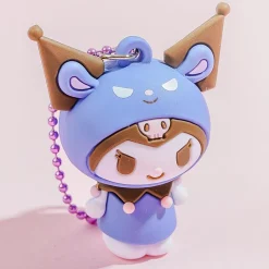Kuromi Dress Up Figure Keychain