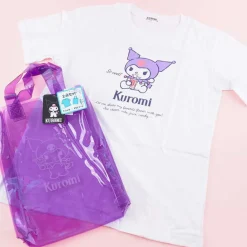 Kuromi Drinks T-Shirt & Bag Set