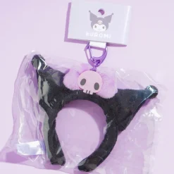 Kuromi Ears Headband Keychain