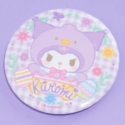 Kuromi Easter Bunny 2-Way Charm With Badge