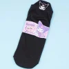 Kuromi Embroidered Heel Socks