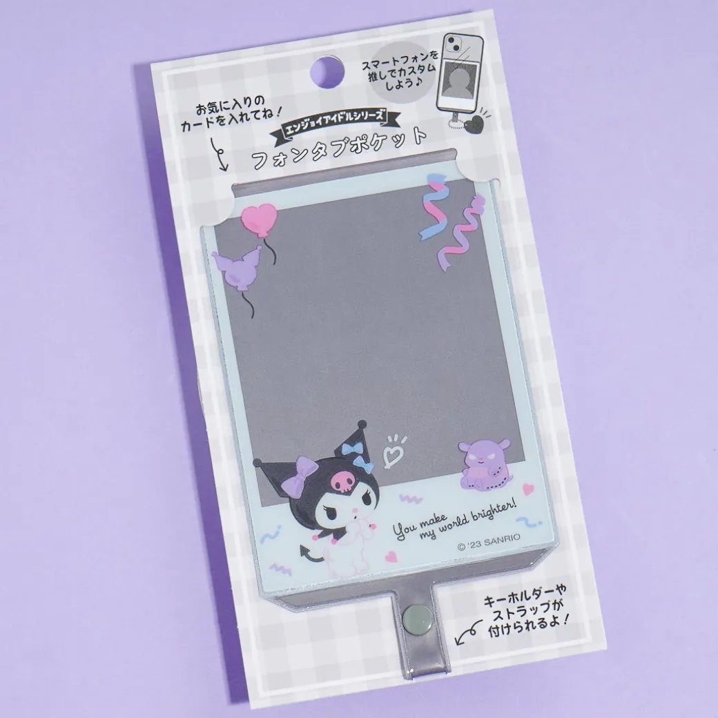 Kuromi Enjoy Idol Photo Pocket Phone Tab