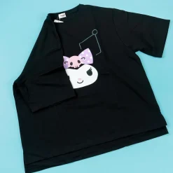 Kuromi Face Checkered Pajama Set