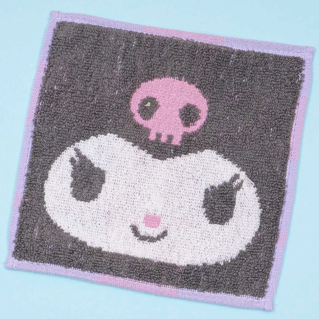 Kuromi Face Hand Towel