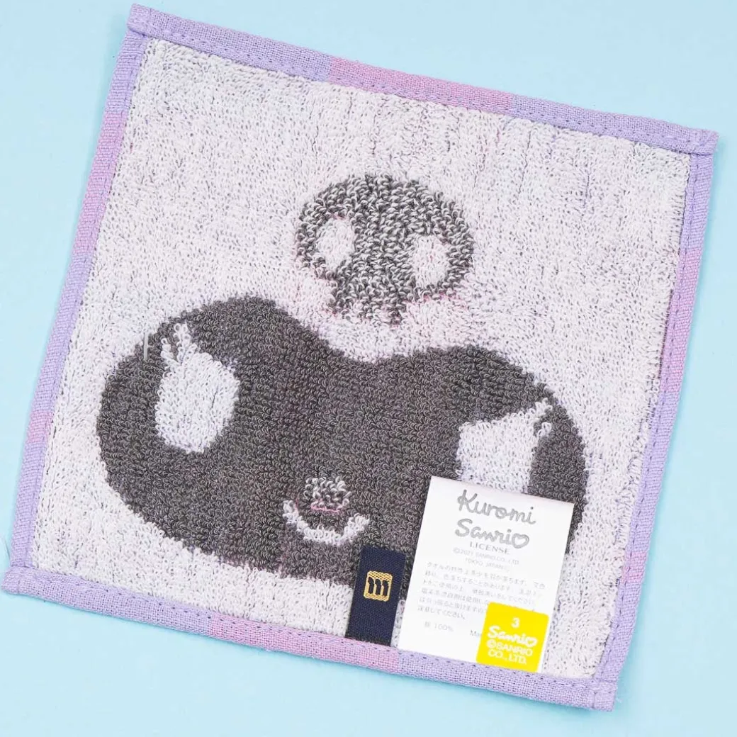 Kuromi Face Hand Towel