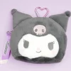 Kuromi Face Plushie Pouch With Window