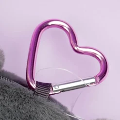 Kuromi Face Plushie Pouch With Window