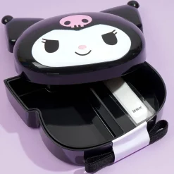 Kuromi Face-Shaped Bento Box