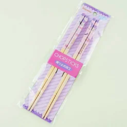 Kuromi Fancy Treasures Bamboo Chopsticks Set - 2 pairs