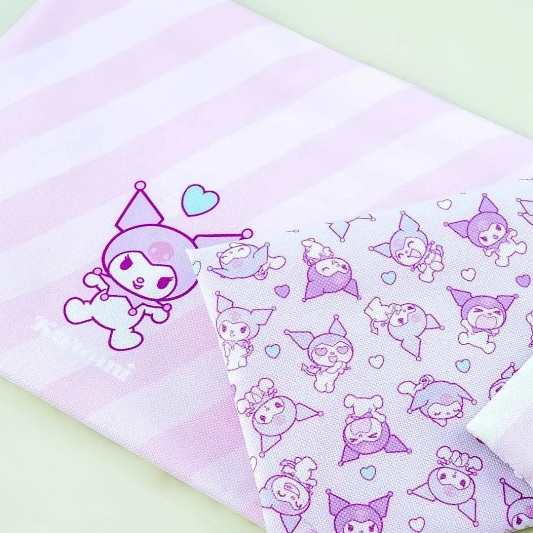 Kuromi Flat Pouch Set - 3 pcs