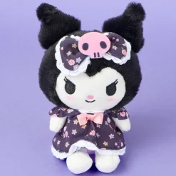Kuromi Flowery Dress Plush Charm - Medium