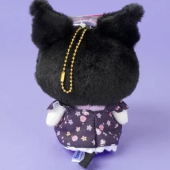 Kuromi Flowery Dress Plush Charm - Medium